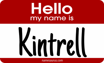 Hello my name is Kintrell png download