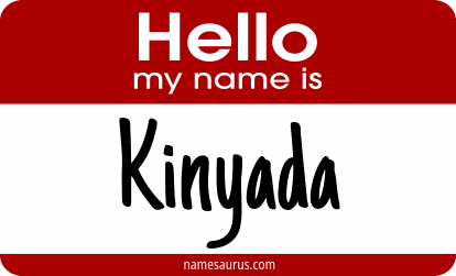 Hello my name is Kinyada png download