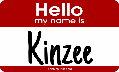 Hello my name is Kinzee png download