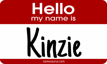Hello my name is Kinzie png download