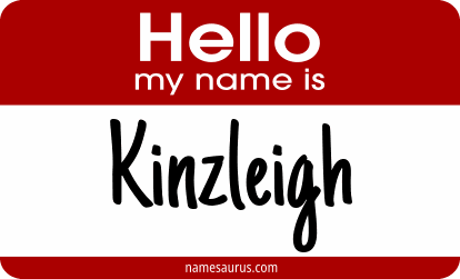 Hello my name is Kinzleigh png download