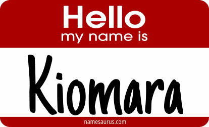 Hello my name is Kiomara png download