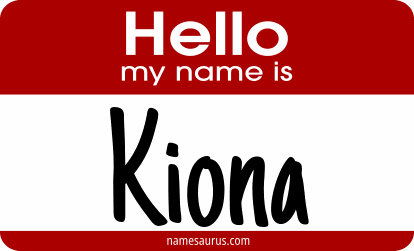 Hello my name is Kiona png download