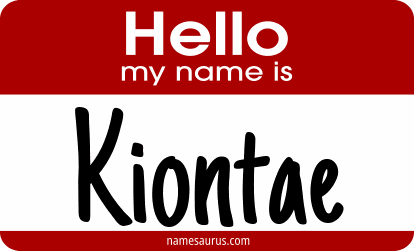 Hello my name is Kiontae png download