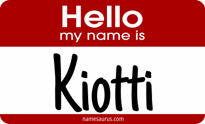 Hello my name is Kiotti png download