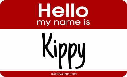 Hello my name is Kippy png download