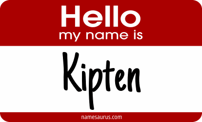 Hello my name is Kipten png download