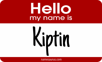 Hello my name is Kiptin png download