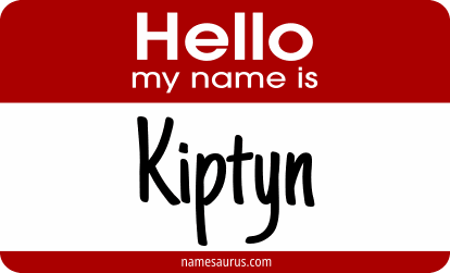 Hello my name is Kiptyn png download