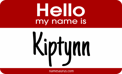 Hello my name is Kiptynn png download