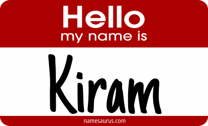 Hello my name is Kiram png download