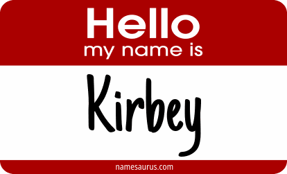 Hello my name is Kirbey png download