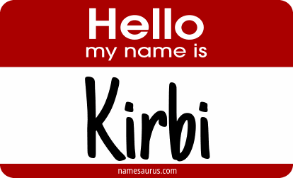 Hello my name is Kirbi png download