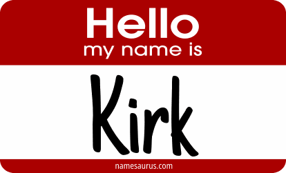 Hello my name is Kirk png download
