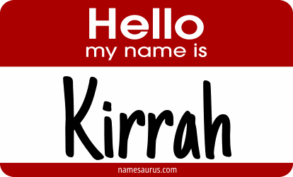 Hello my name is Kirrah png download