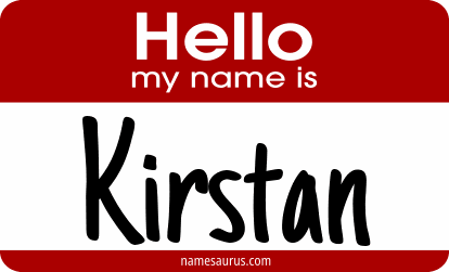 Hello my name is Kirstan png download