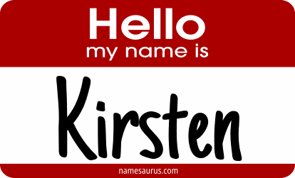 Hello my name is Kirsten png download