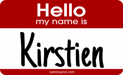 Hello my name is Kirstien png download