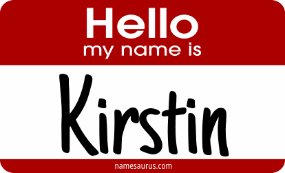 Hello my name is Kirstin png download
