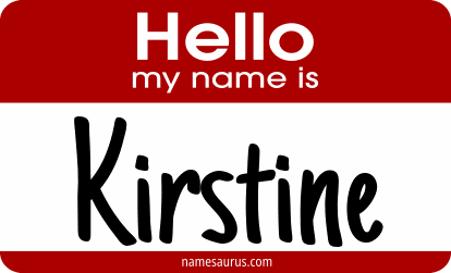Hello my name is Kirstine png download