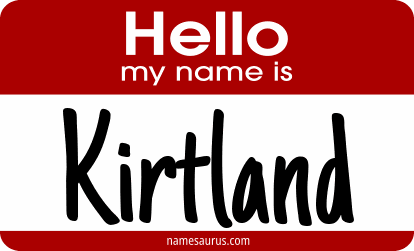 Hello my name is Kirtland png download