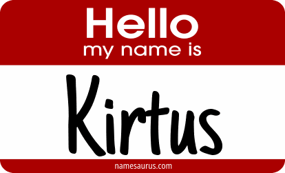 Hello my name is Kirtus png download