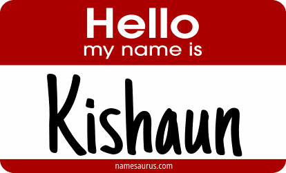 Hello my name is Kishaun png download