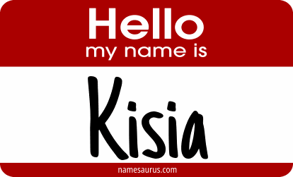 Hello my name is Kisia png download