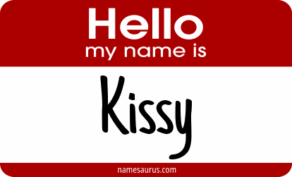 Hello my name is Kissy png download