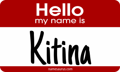 Hello my name is Kitina png download