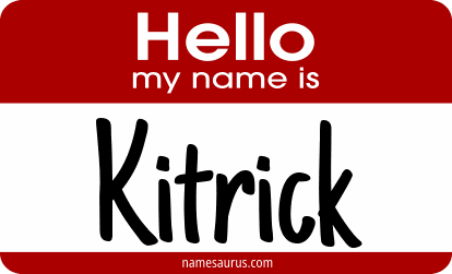 Hello my name is Kitrick png download