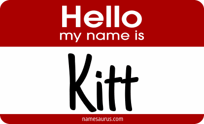 Hello my name is Kitt png download