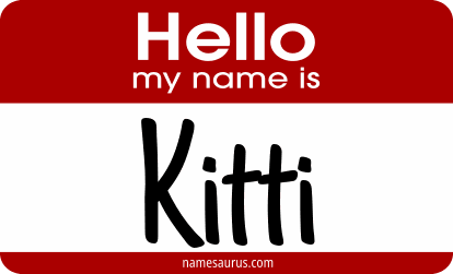 Hello my name is Kitti png download