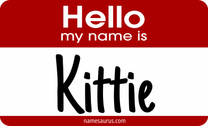 Hello my name is Kittie png download