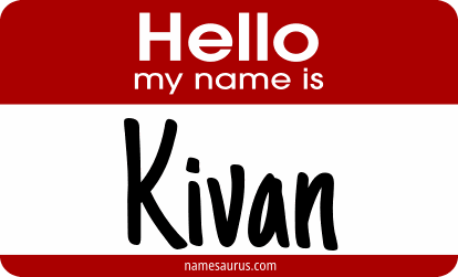 Hello my name is Kivan png download