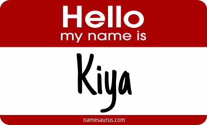Hello my name is Kiya png download