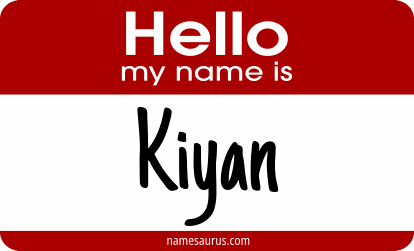 Hello my name is Kiyan png download