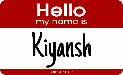 Hello my name is Kiyansh png download