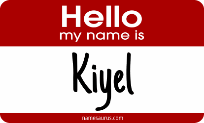Hello my name is Kiyel png download