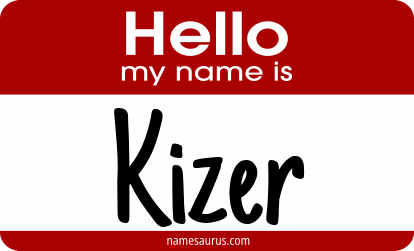 Hello my name is Kizer png download