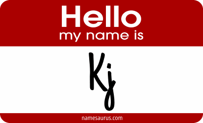 Hello my name is Kj png download