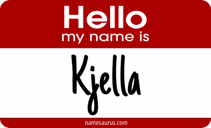 Hello my name is Kjella png download