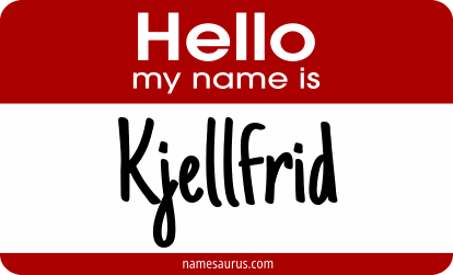 Hello my name is Kjellfrid png download