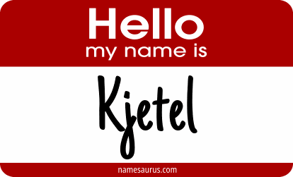 Hello my name is Kjetel png download