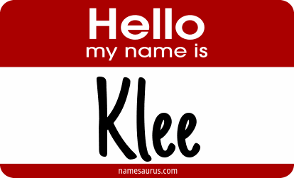 Hello my name is Klee png download