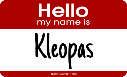 Hello my name is Kleopas png download