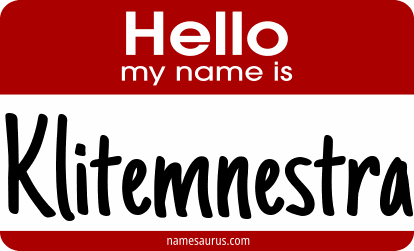 Hello my name is Klitemnestra png download