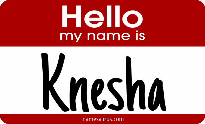 Hello my name is Knesha png download