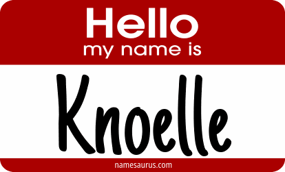 Hello my name is Knoelle png download