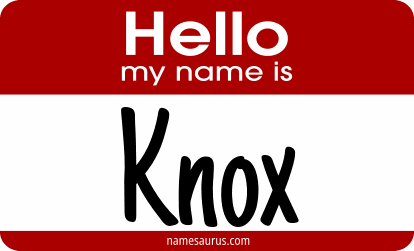 Hello my name is Knox png download